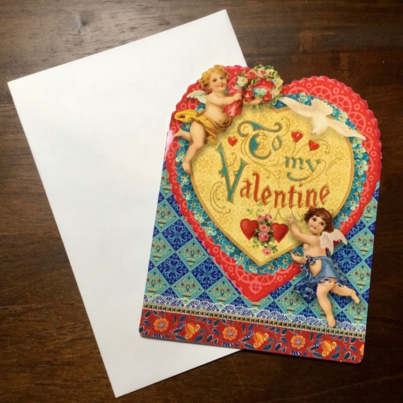 Punch Studio Other - Valentines Day Card Vintage Victorian Style ADD ON